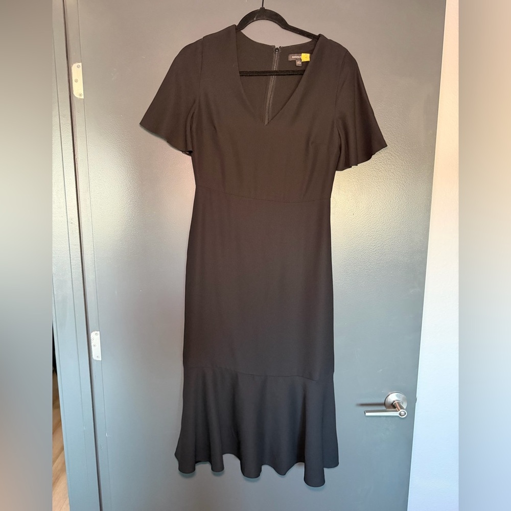 Banana Republic Flutter Sleeve Midi Dress